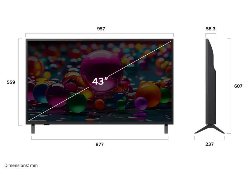 LG 43UA7550PCA / LG 43UA7550 / 43UA7550PCA / 43UA7550